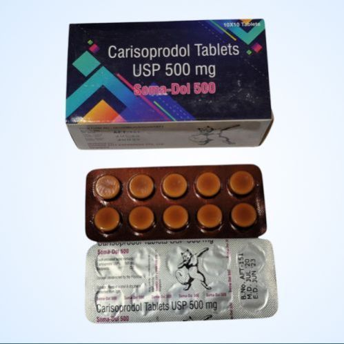 Soma Dol 500 Mg Tablets, Packaging Type : Strip