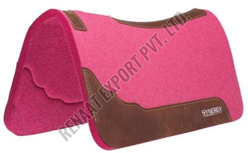 Leather SPAD018 Horse Saddle Pad Standard, Weight : 25-50Lbs