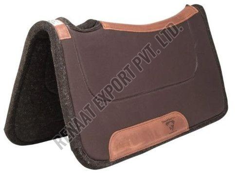 Leather SPAD019 Horse Saddle Pad Standard, Weight : 25-50Lbs