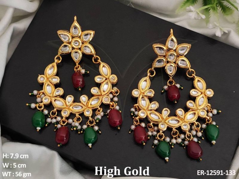 ER-12591-133 Kundan Earrings