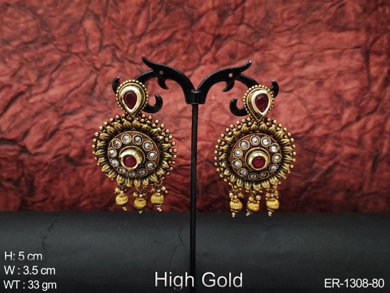 ER-1308-80 Polki Earrings