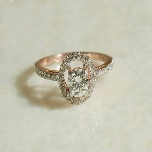 Ladies Oval Diamond Ring