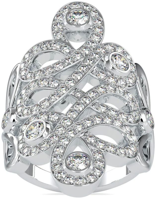 Ladies Party Wear Diamond Ring