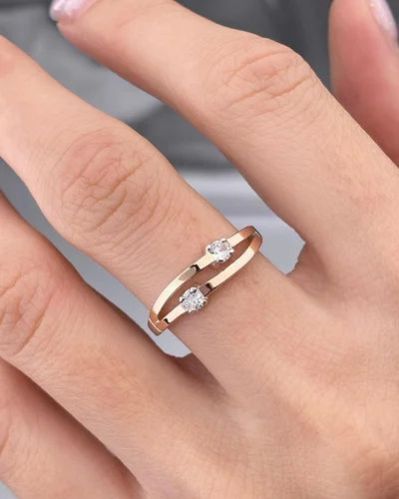 Ladies Plain Diamond Ring