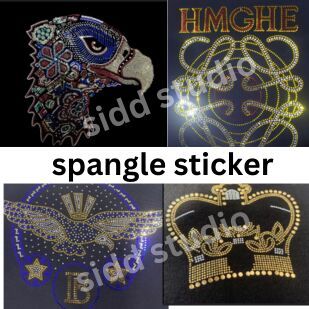 Plastic Hotfix Spangle Sticker
