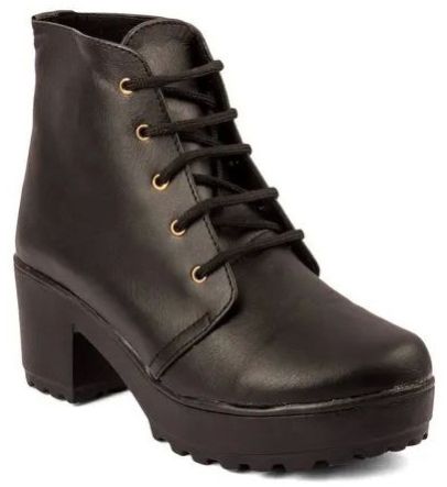 Ladies Black Leather Boot