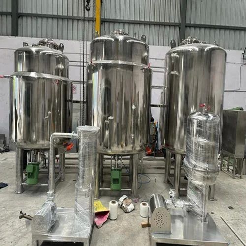 Automatic Elecric Oral Syrup Manufacturing Plant, Color : Grey