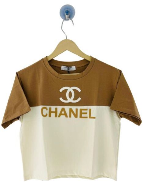 chanel print t-shirt