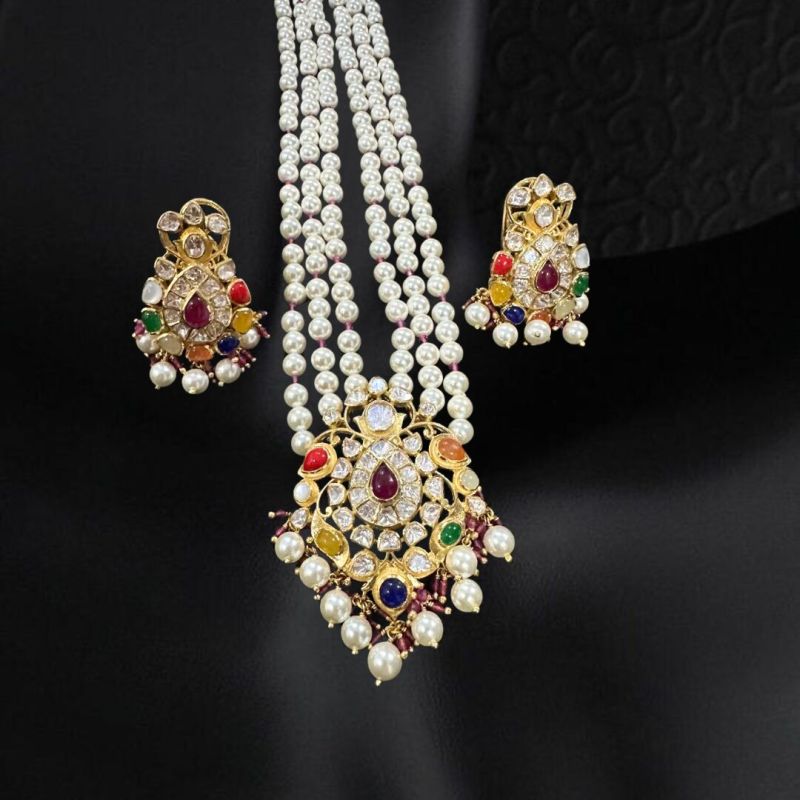 Eternal Navratan Necklace Set