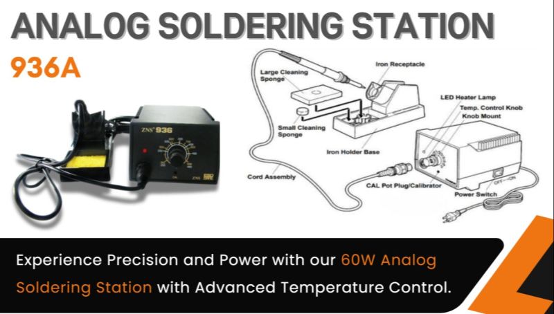 Analog Soldering Station- 936 A