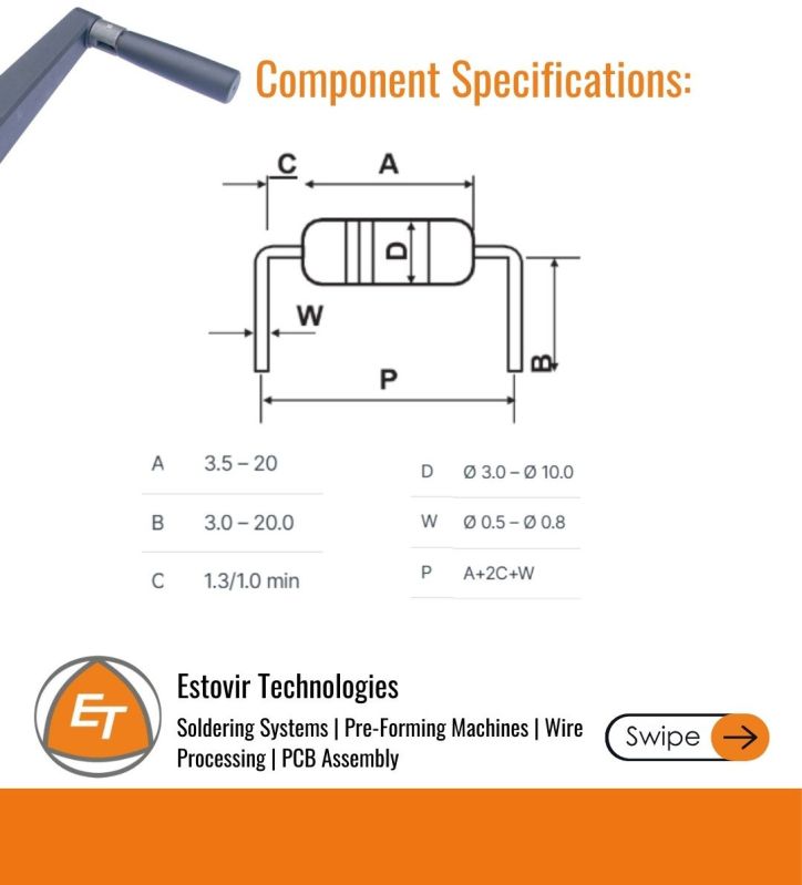 Manual Cut &AMP;AMP; Bend Machine for Taped Axials &AMP;ndash; MAP 860