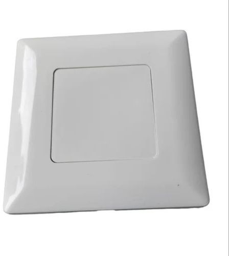 Plain 5x5 Square Simple Plate Modular Box, Color : White