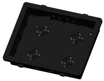 Black 16 Modular PVC Concealed Box