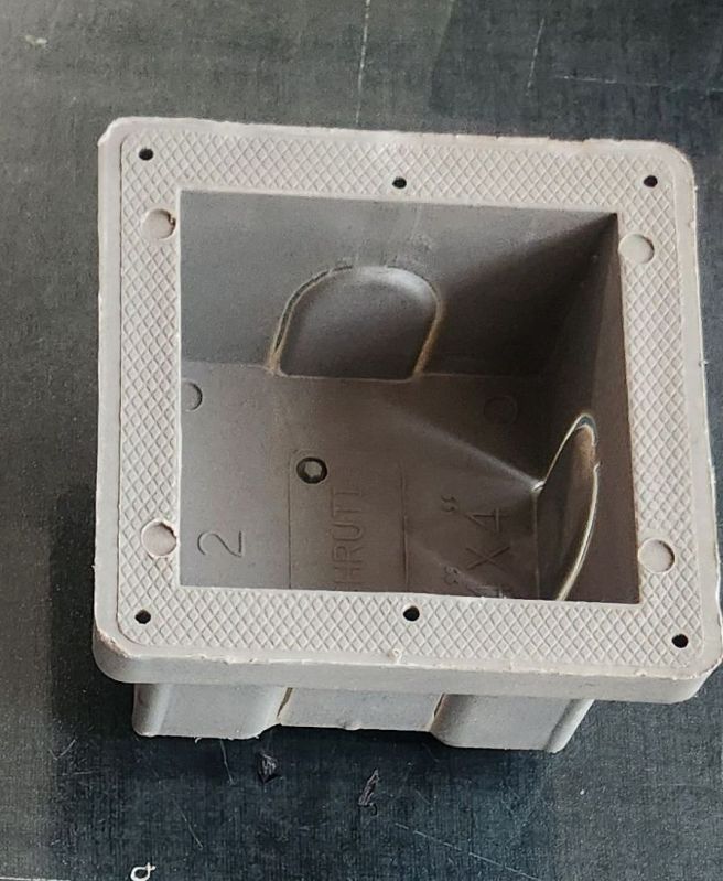 Grey 4 Modular PVC Concealed Box