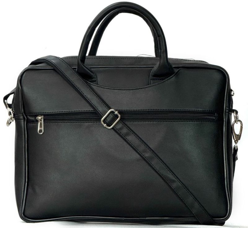 Black Plain Fancy Laptop Bag