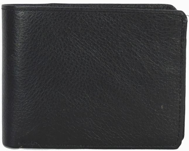 Mens Black Leather Wallet