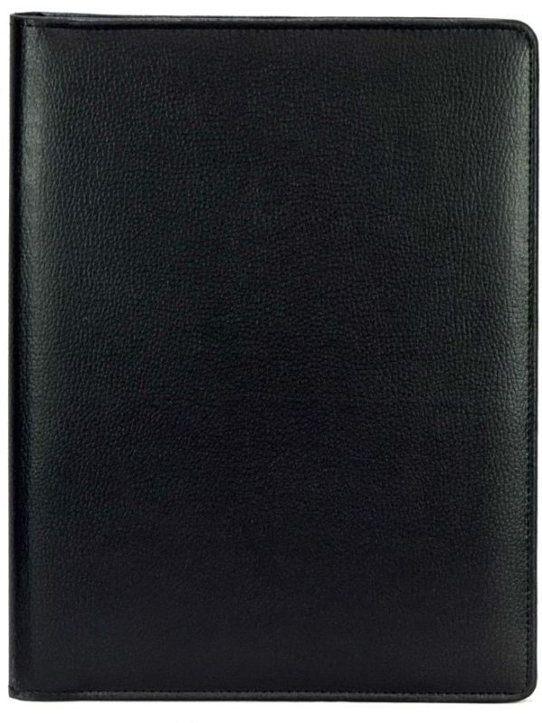 PU Black Leather Professional File Folder