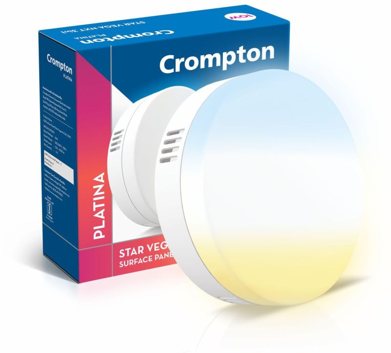 3in1 10W Crompton Led Rimless Surface Panel Light