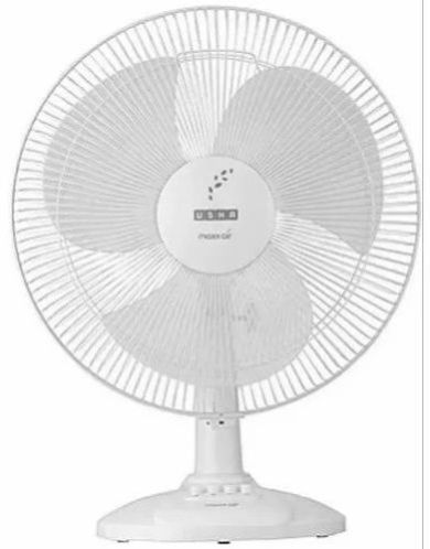 Plastic Usha Table Fan, Color : White for Air Cooling