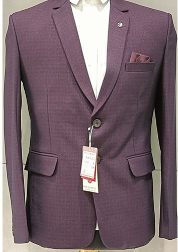 Mens Purple Party Wear Blazer