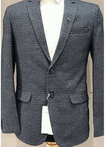 Party Wear Mens Light Grey Cotton Blazer