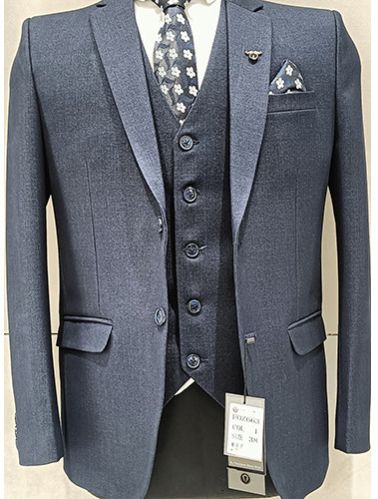 Three Piece Mens Grey Suit