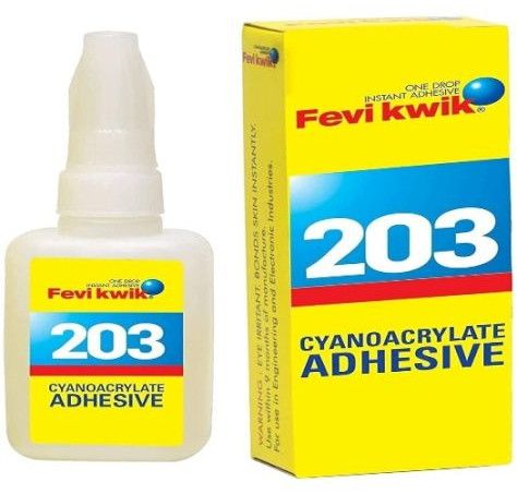 203 Fevikwik Cyanoacrylate Adhesive, Standard : Industrial