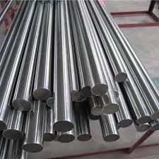 Polished Stainless Steel Bright Round Bar, Color : Silver