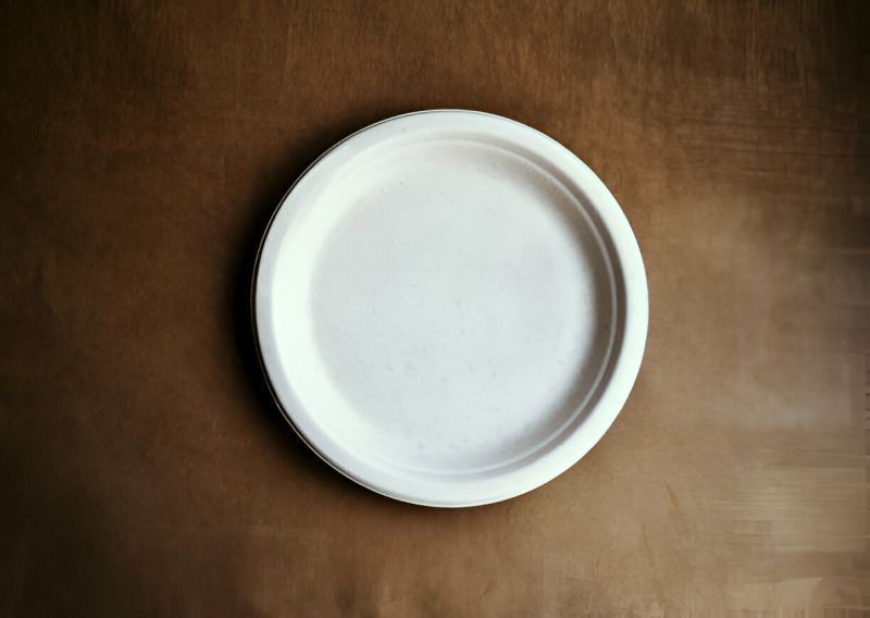 Round Sugarcane Bagasse Plate