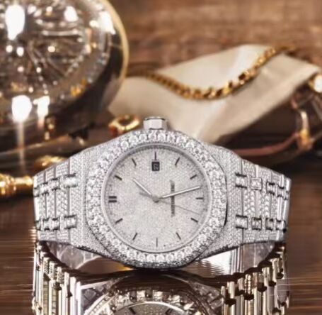 Mens Exclusive Moissanite Iced Out Watch