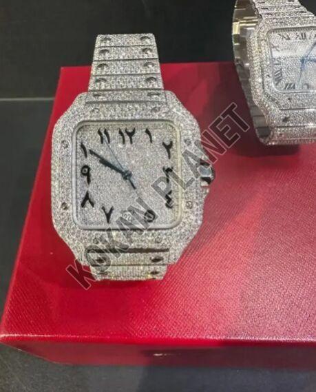 Highly Recommended Luxury VVS Moissanite Diamond Iced Out Hip Hop Quartz Watch