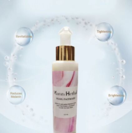 Herbal Pearl Face Wash, Color : White, Form : Paste