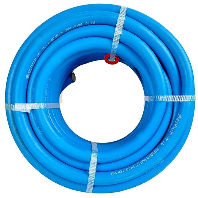 Zephyr Rubber Hot-N-Cold Water / Garden Hose 25mm X 30m Without Fittings (ZW2530WF)