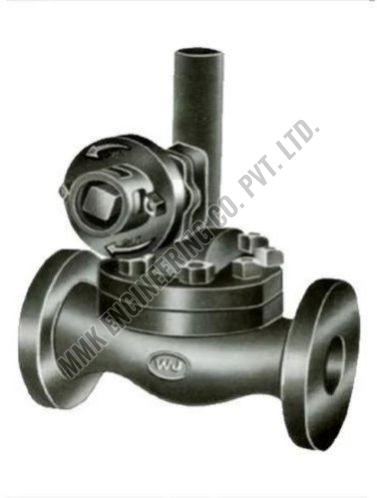 Manual Polished Cast Steel Blowdown Valve, Color : Silver