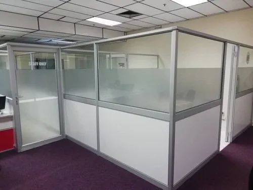 Transparent Office Glass Partition