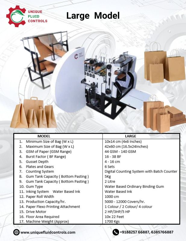 Paper Bag Making Machine with Printing