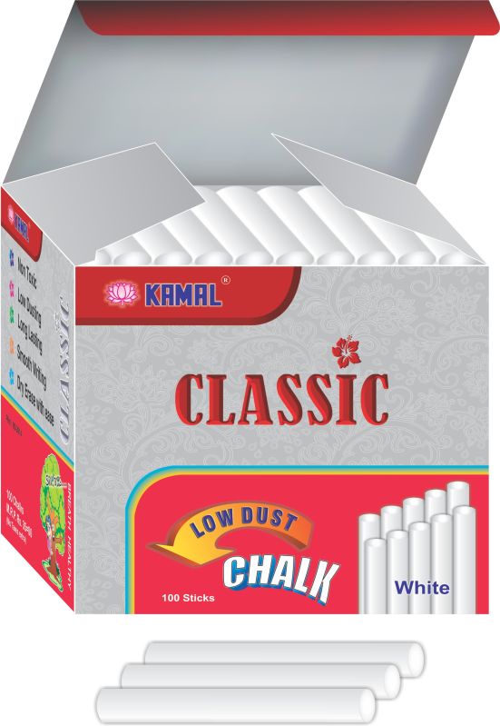 Classic White Low Dust Chalk