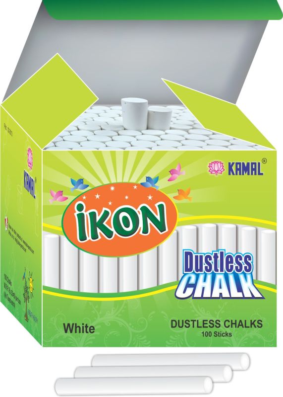 Ikon White Dustless Chalk