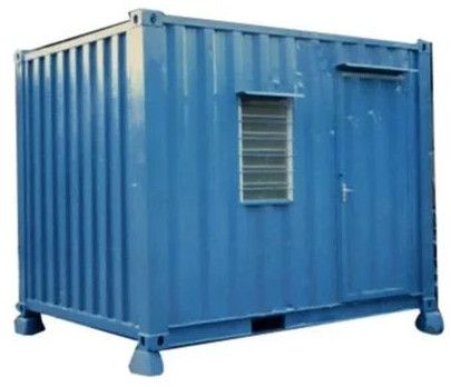 Polished Steel Small Portable Cabin, Color : Blue for Guard Room