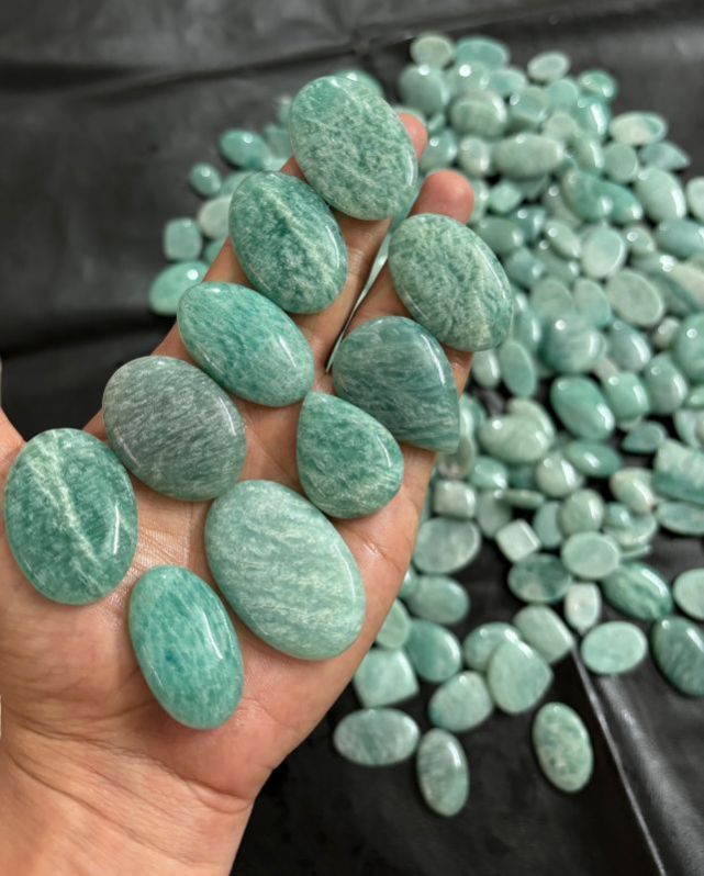 Natural Amazonite Cabochon Loose Gemstone