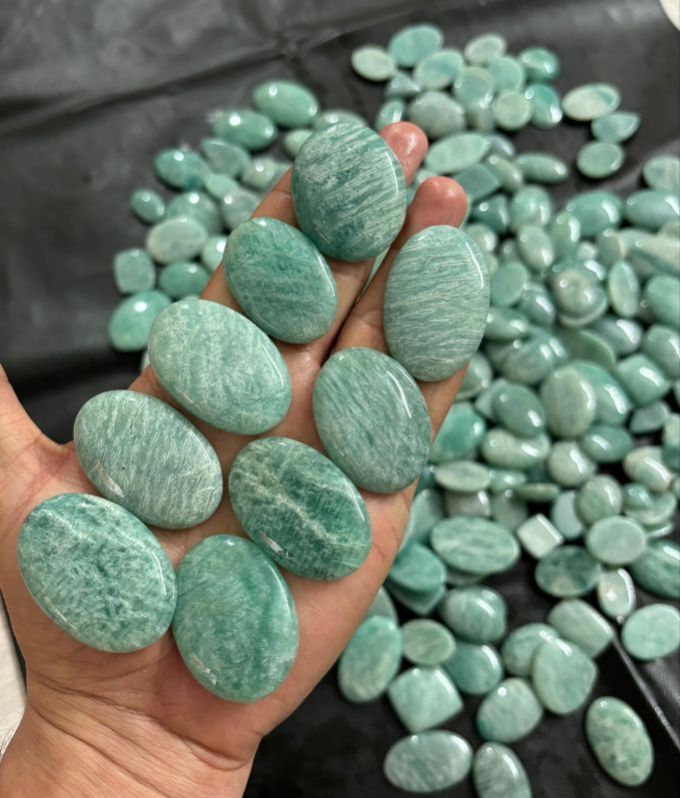 Natural Amazonite Cabochon Loose Gemstone