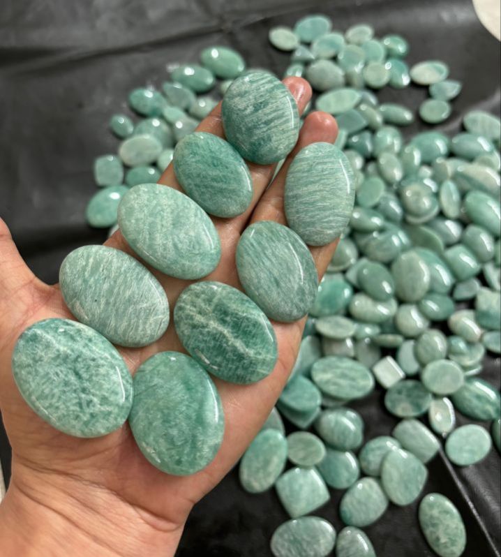 Natural Amazonite Cabochon Loose Gemstone