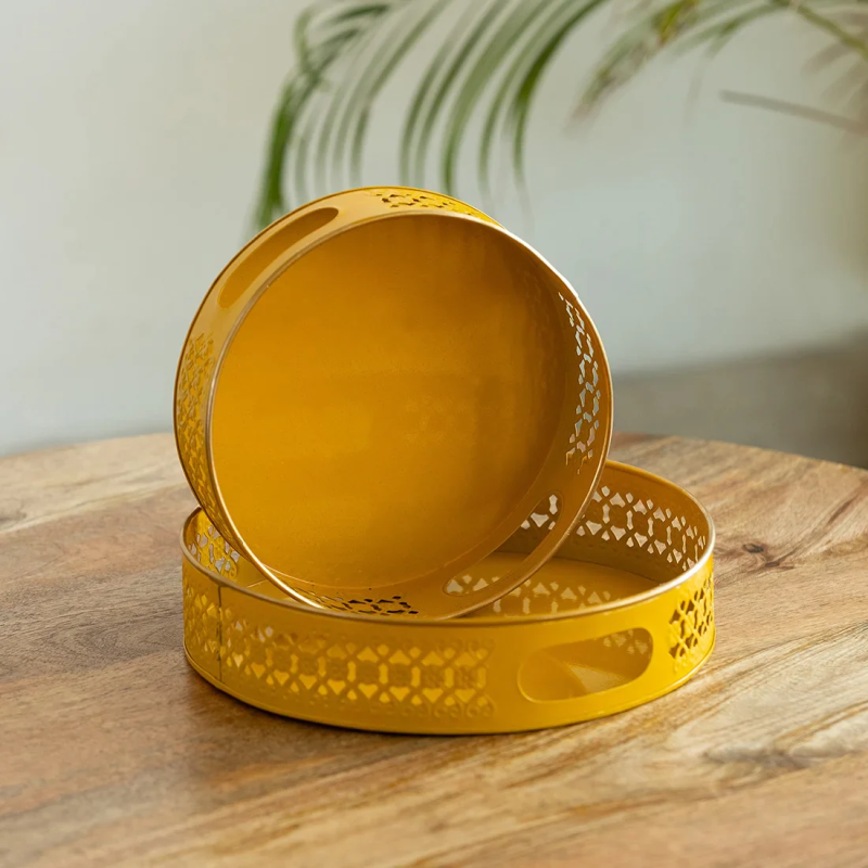 Decorative Iron Serving Tray