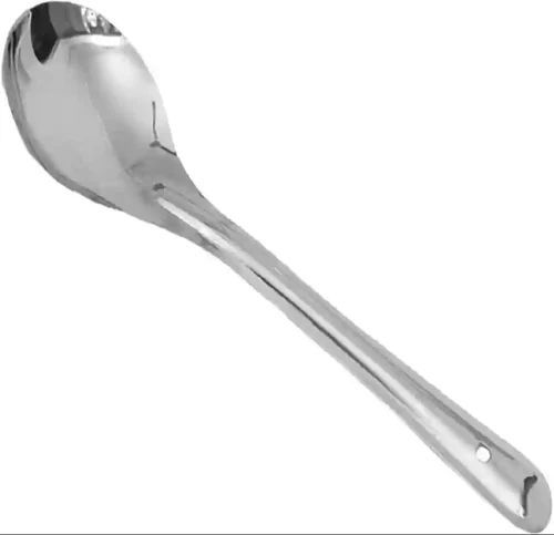 250 X 60 Mm Silver Stainless Steel Oval Basting Spoon