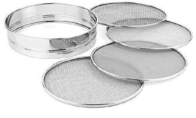 4 in 1 Stainless Steel Atta Sieve