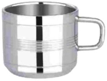 Silver Stainless Steel Apple Double Wall Cup