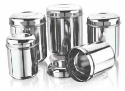 Stainless Steel Polished Canister