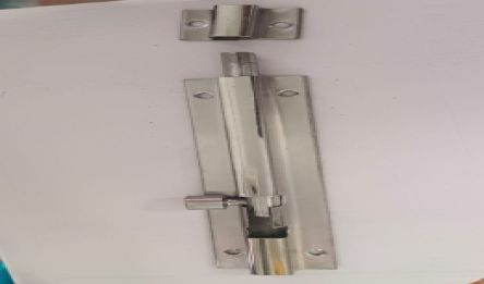 Polished Stainless Steel Tower Bolt, Color : Silver