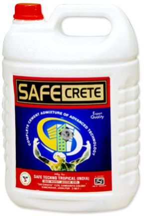 5 Litre Safecrete Cement Admixture, Form : Liquid