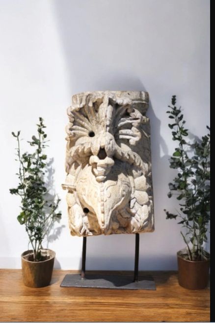 Floral Design Wooden Carved Wall Panel For Decoration